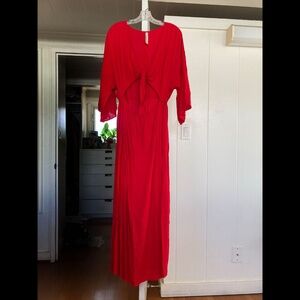 By Anthropologie tie front cover up dress